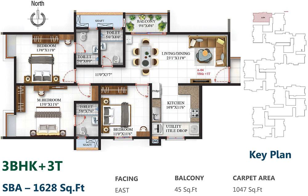 One_residence 8 3BHK3TSBR-One-Residence